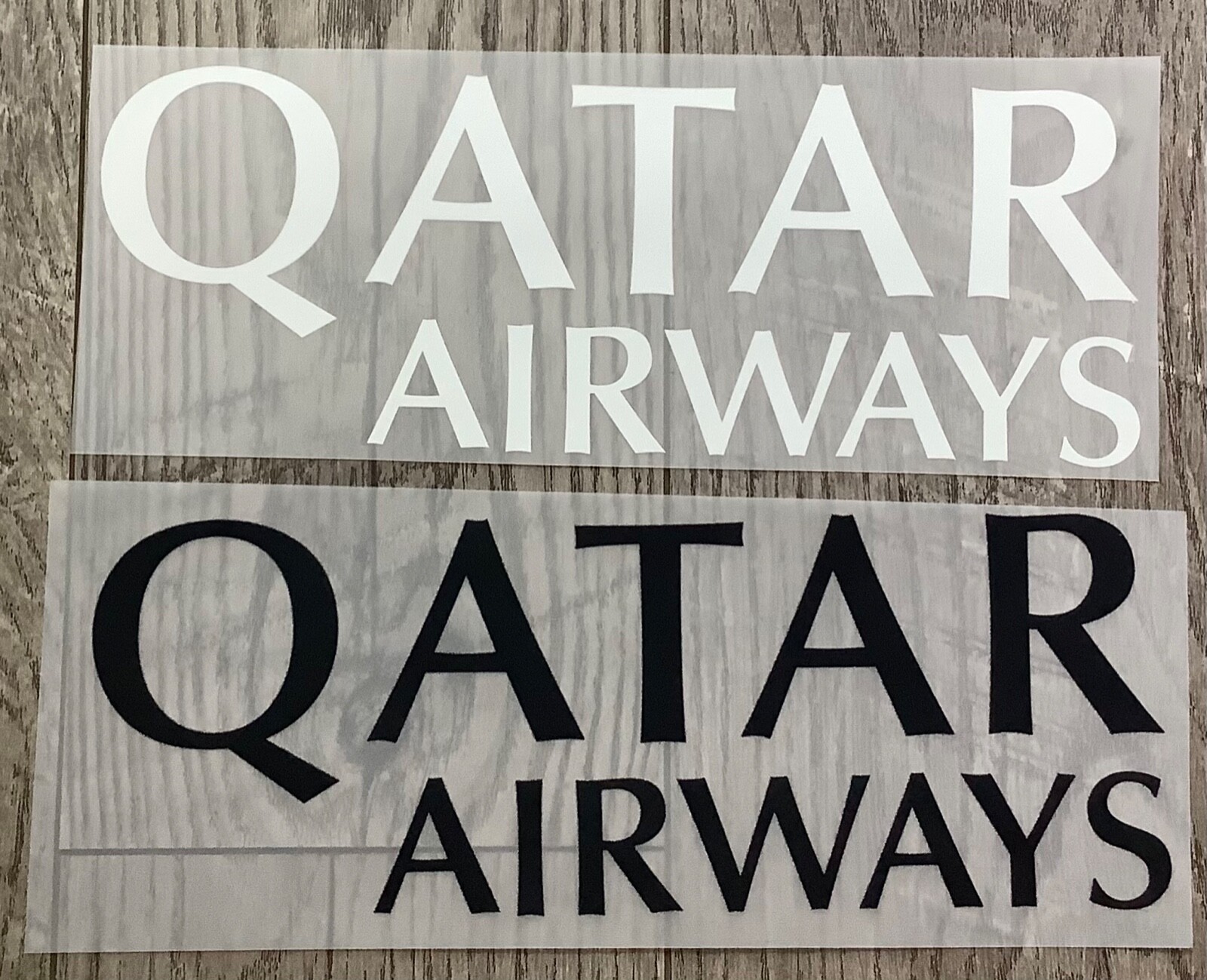 2018-19 Barcelona & Roma QATAR AIRWAYS Football Sponsor Chest Logo patch