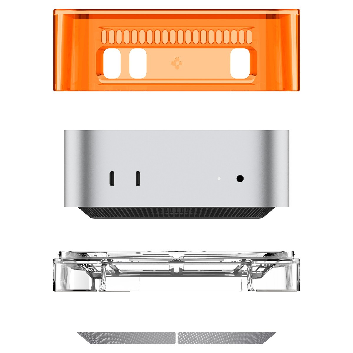 For Apple Mac Mini | Spigen [ Classic C1 ] Case Stand Built in Air-Filter