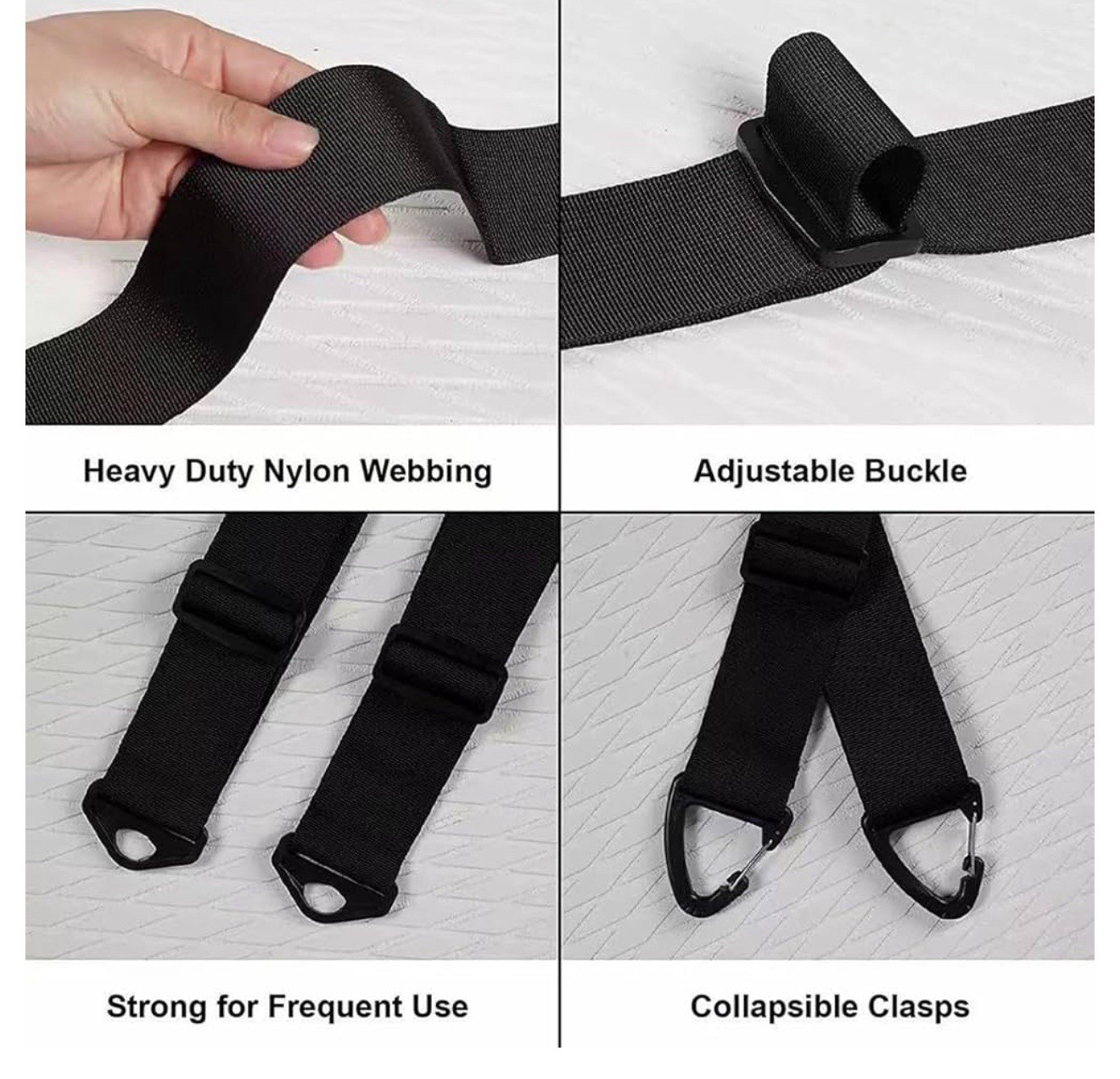 FOR Kayak Surfboard Paddle Board Shoulder Strap Hands-Free Carrying Adjustable