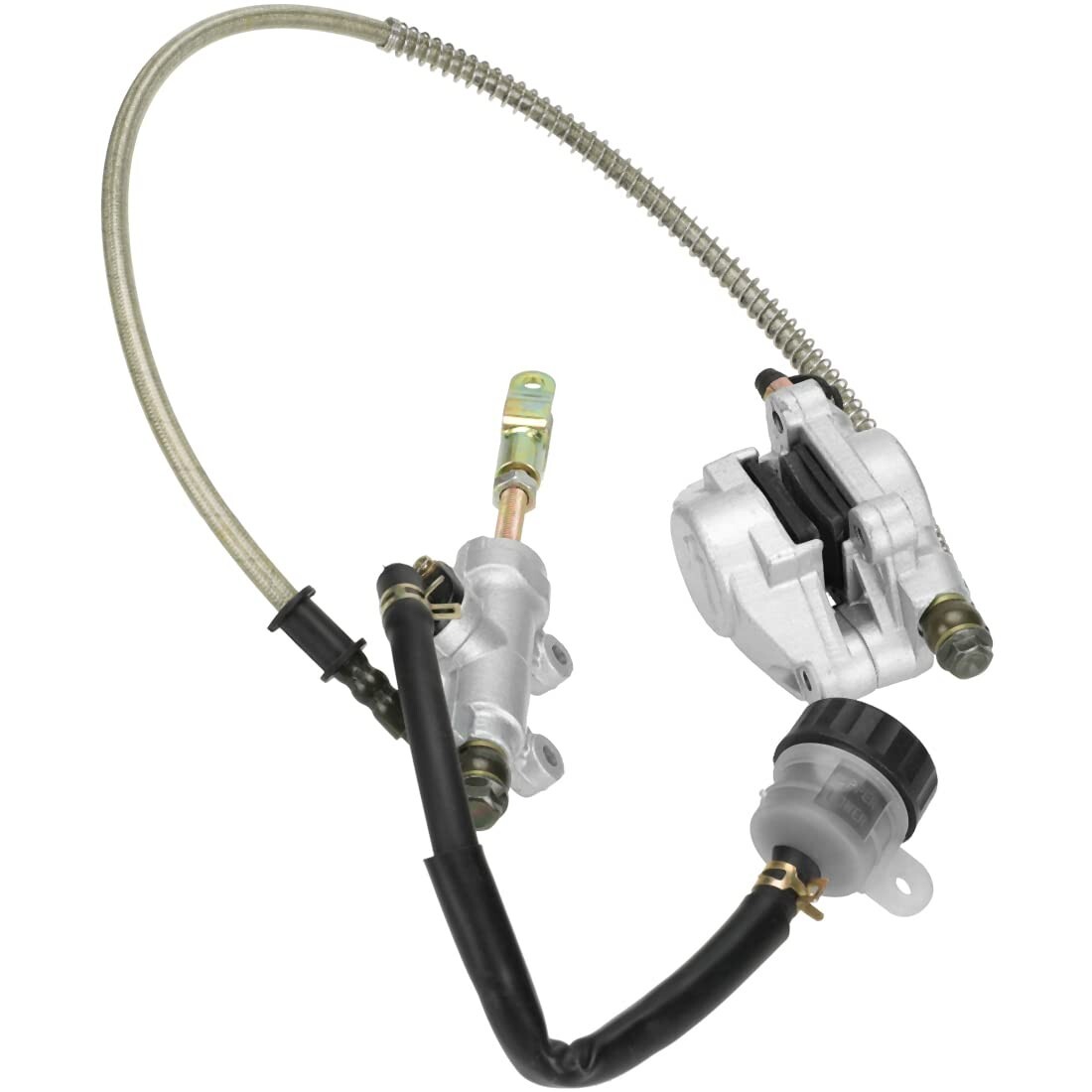 Rear Foot Disc Hydraulic Brake Master Cylinder Caliper For 150cc 200cc 250cc ATV