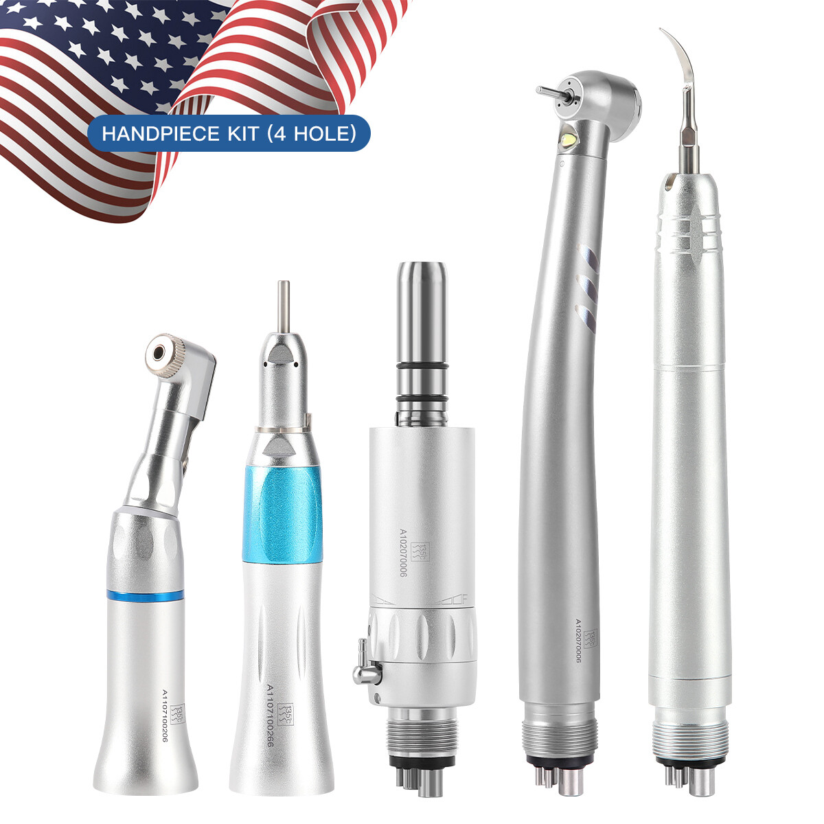Dental Mobile Turbine Unit Weak Suction/High&Low Speed Handpiece+Air Scaler 4H