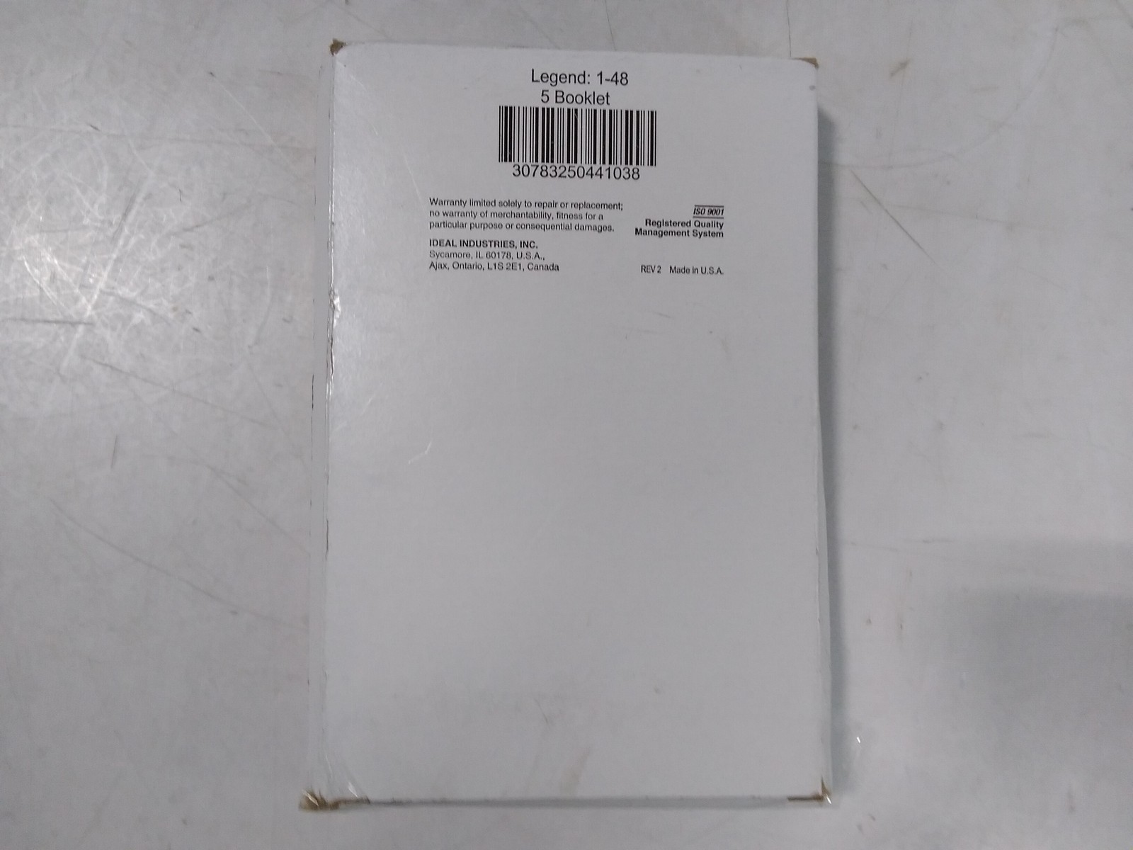 IDEAL 44-103 Wire Marker Booklet Legend 1-48 Lot of 5