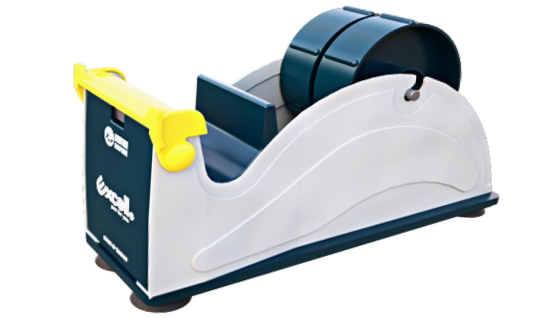 Excell Heavy Duty Steel Desk Tape Dispenser (2" Wide) Suction Cup Base