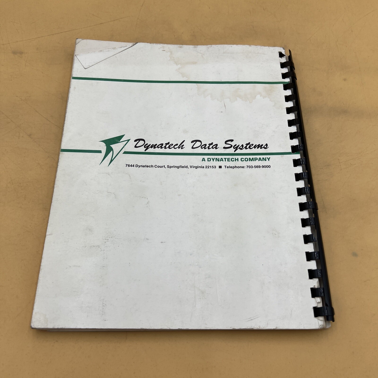 Dynatech Data Systems DYNA-Test 2000 (A) Instruction Manual Guide Book