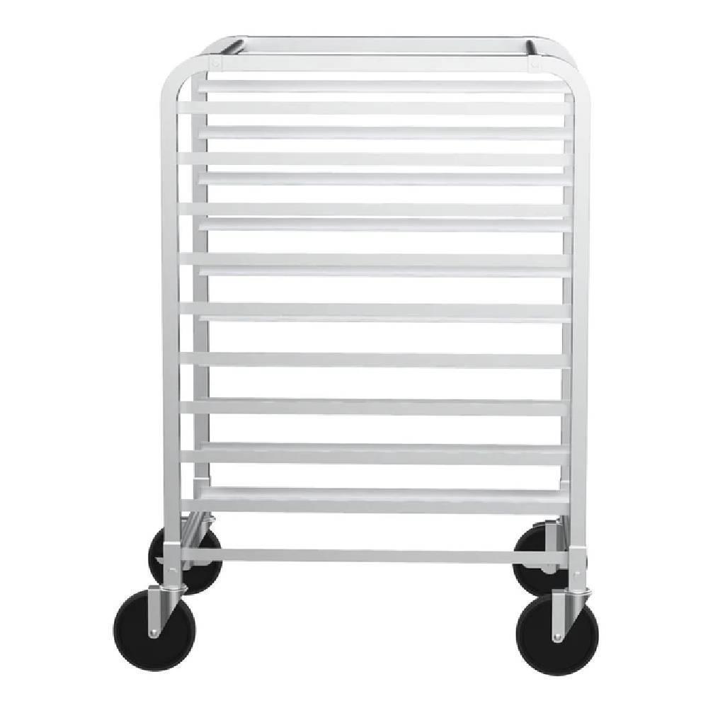 10-Tier Rolling Bakery Rack Stainless Steel Bun Pan Sheet Rack for Restaurants