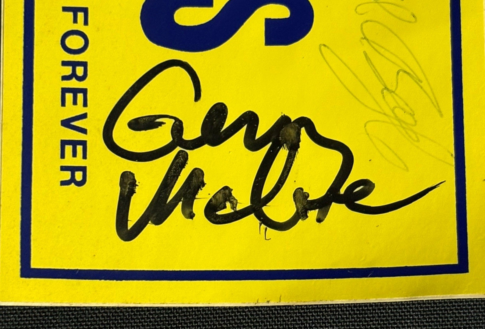 The VENTURES Autographed 3x8 Bumper Sticker Signed Wilson, Taylor, Bogle, McGee