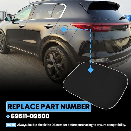 Fuel Gas Tank Filler Door Cap Cover Fit For Kia Sportage 2020 2021 2022 Fuel