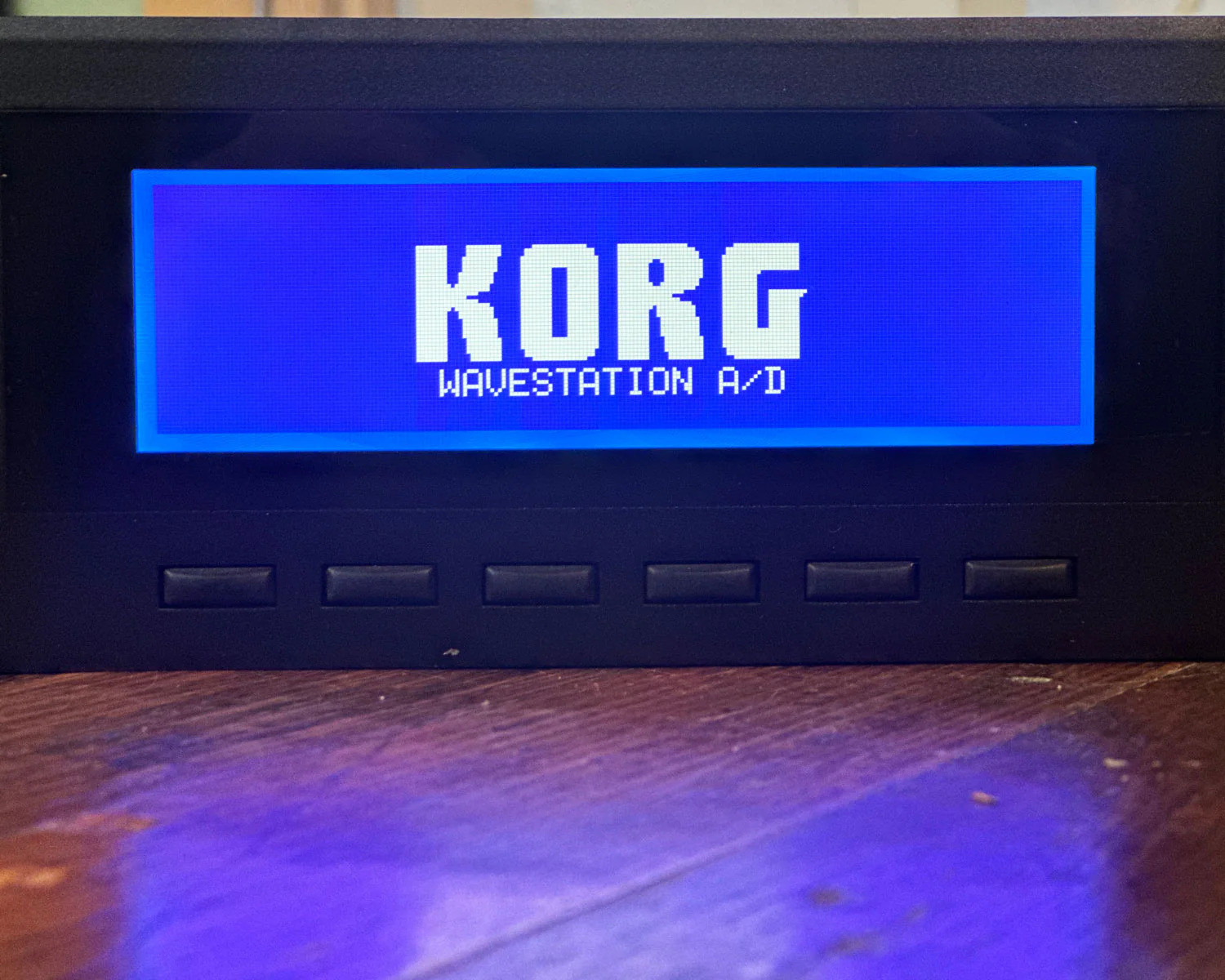 Blue LCD Display Screen for Korg Wavestation A/D 01/W FD 01/W 01W ！