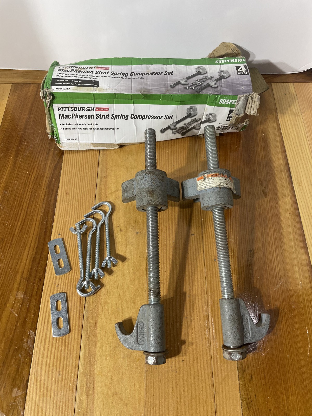 Pittsburgh McPherson Strut Spring Compressor Set Automotive Tool