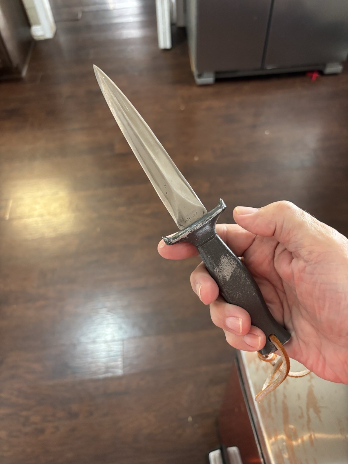 American Blade (AB-27) Vintage Boot Dagger Fixed Blade KnifeW/ Sheath