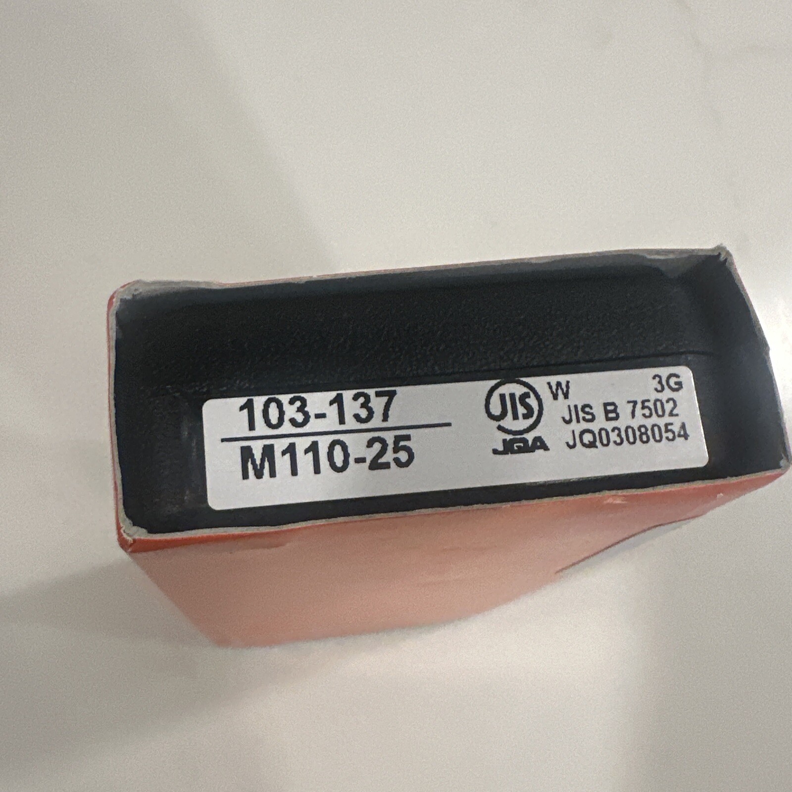 Mitutoyo 103-137 Micrometer, 0mm-25mm Range Baked Enamel Finish Japan New