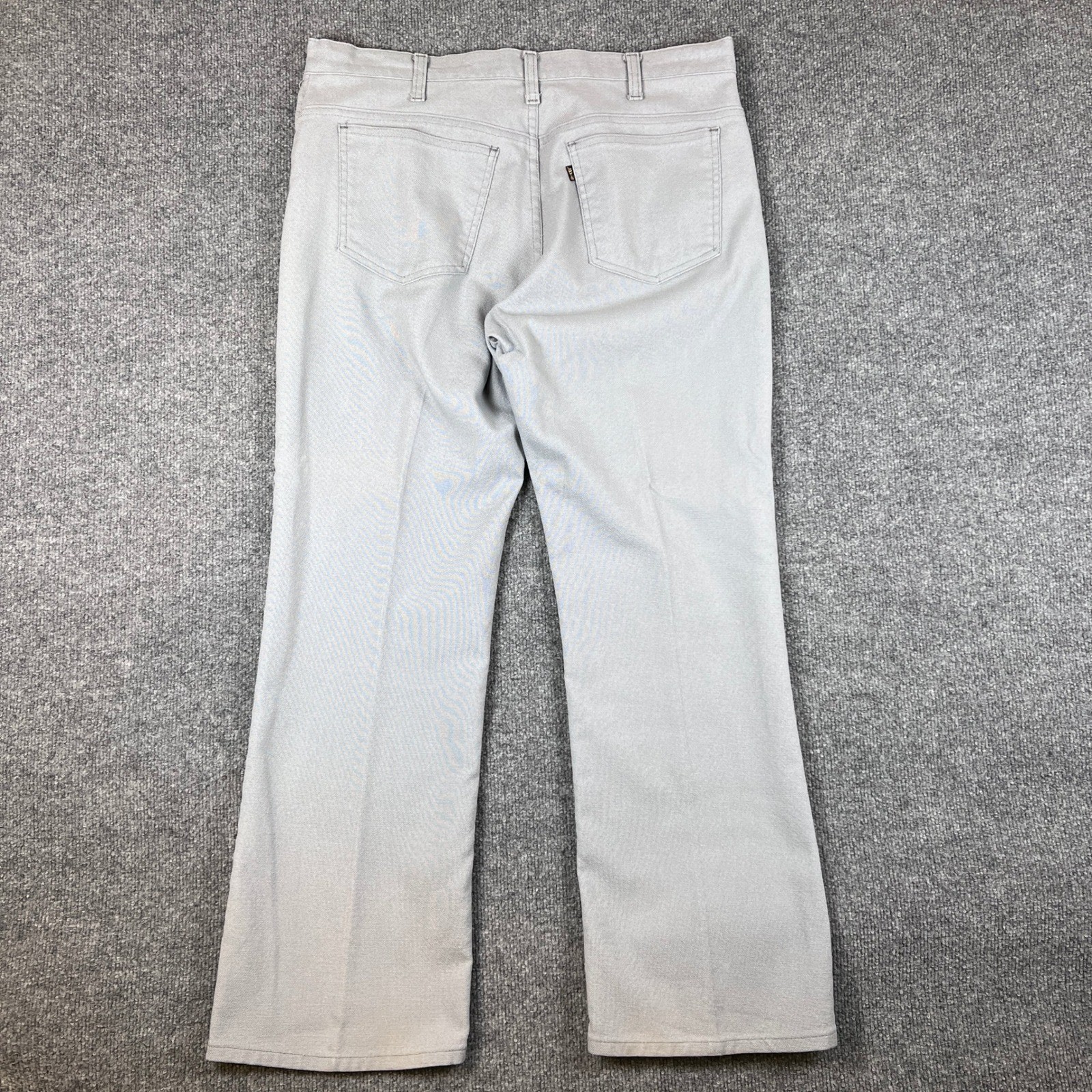 VTG 70s Levis 517 Pants Mens 36x30 Gray Sta Prest Bootcut Western Talon Zipper