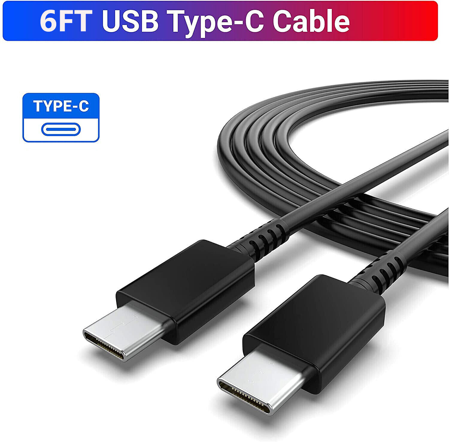 45w Type USB-C Super Fast Wall Charger+6FT Cable For Samsung Galaxy S23 S22 S21D