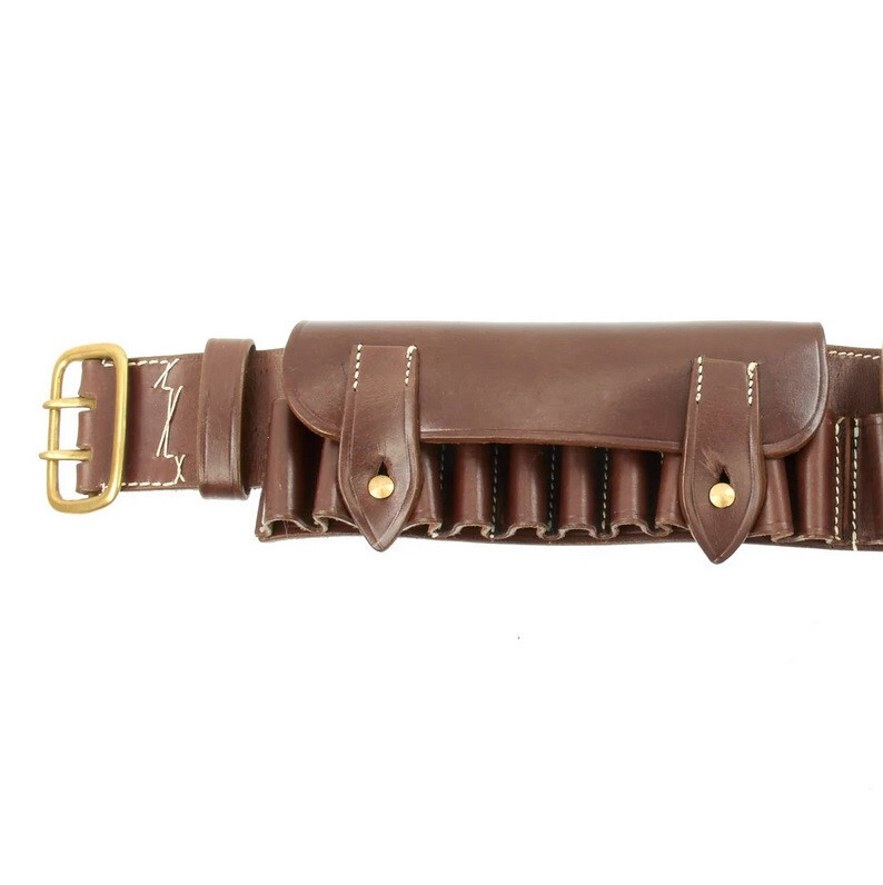 British Martini-Henry P-1882 Brown Leather Ammunition Bandolier 50Round Capacity