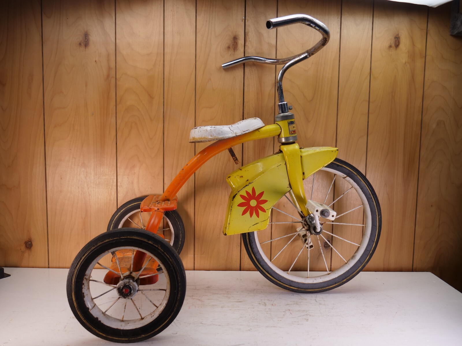 Vintage 1960s Murray Flower Power Hippie Tricycle Excellent Ridable Condition