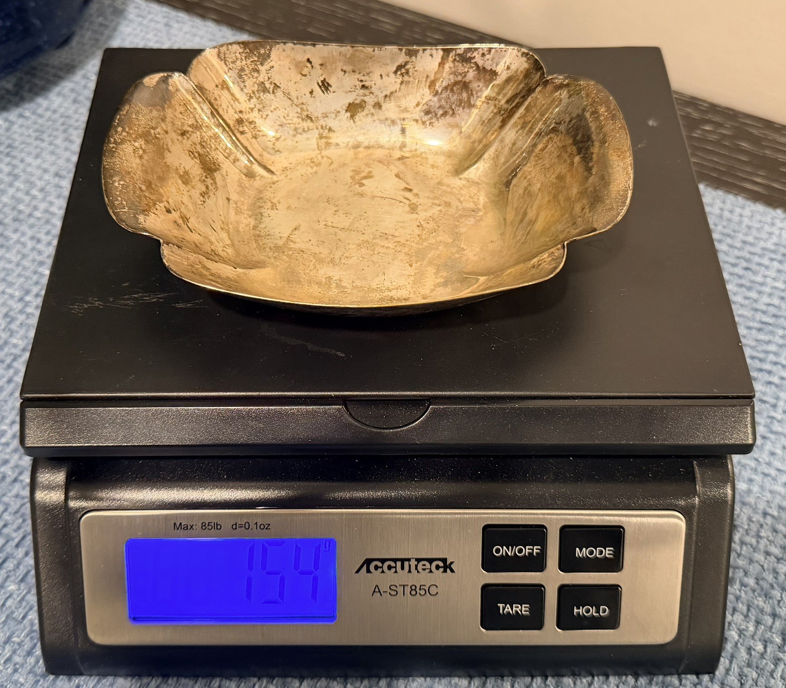 Vintage B.D. Howes & Son Sterling silver candy bowl circa 1880-1910, 154g