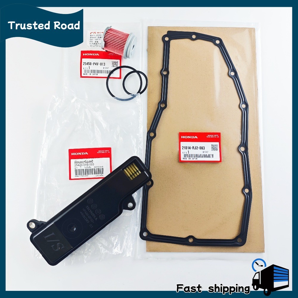 OEM Black Auto Transmission Filter Kit 25420-5X9-003 For Honda Accord CR-V USA