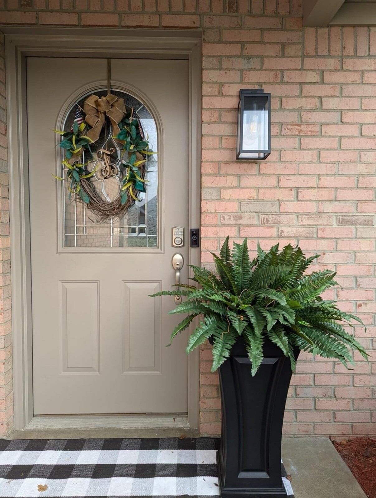 48" Boston Fern Artificial Bush Plant Pack 2. Retail $103