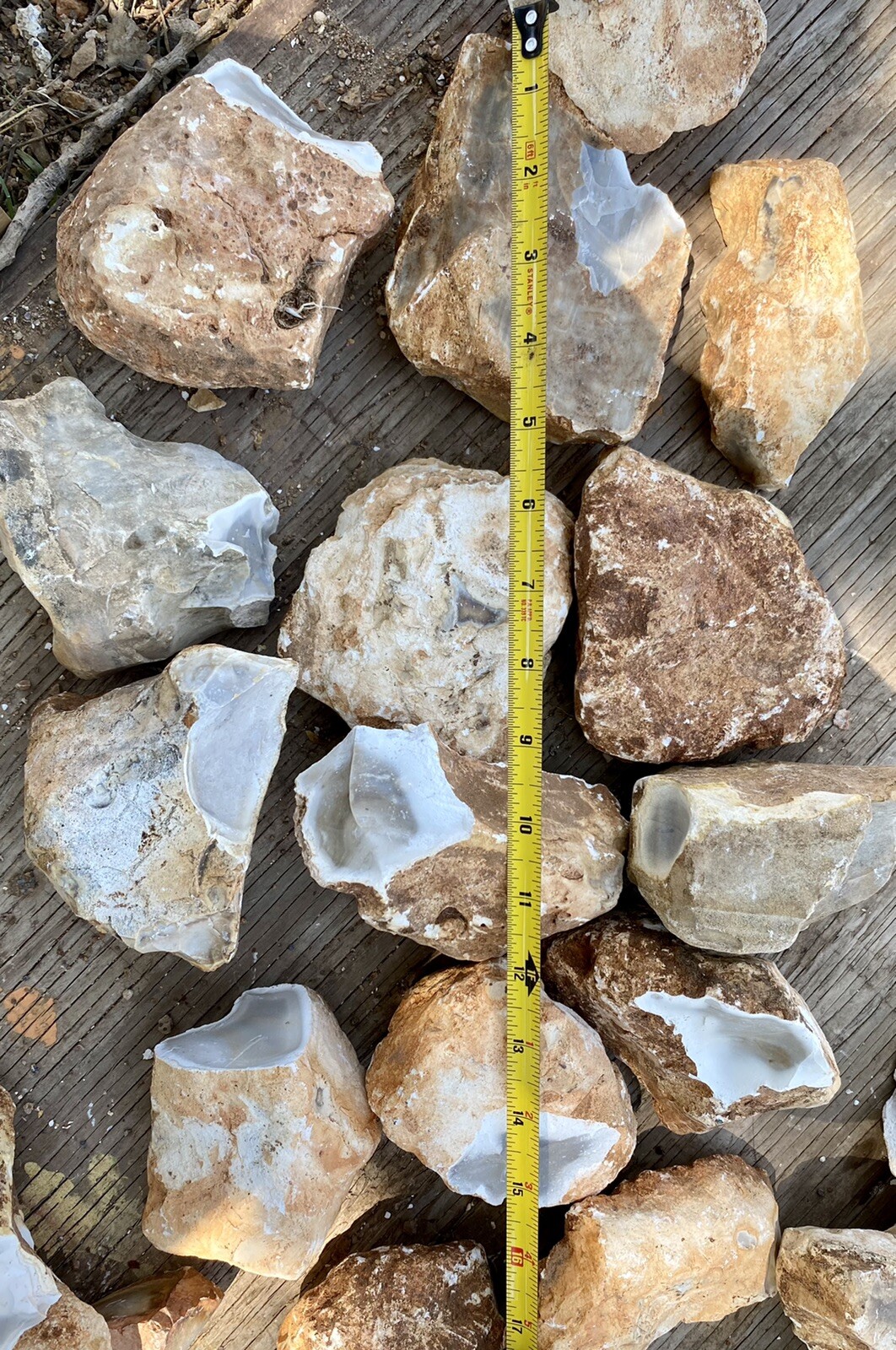 8+ POUNDS Central Texas “Edwards Plateau”Chert/Flint Rocks for Knapping/Lapidary