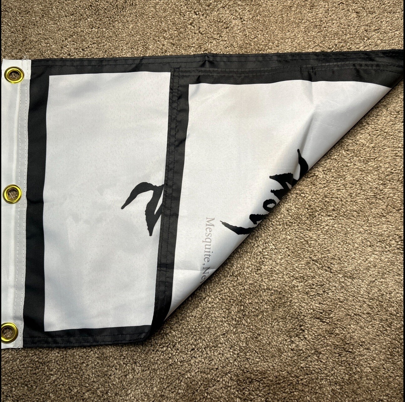 THE WOLF CREEK GOLF COURSE MESQUITE NEVADA PIN FLAG W GROMMETS PGA TOUR TIGER