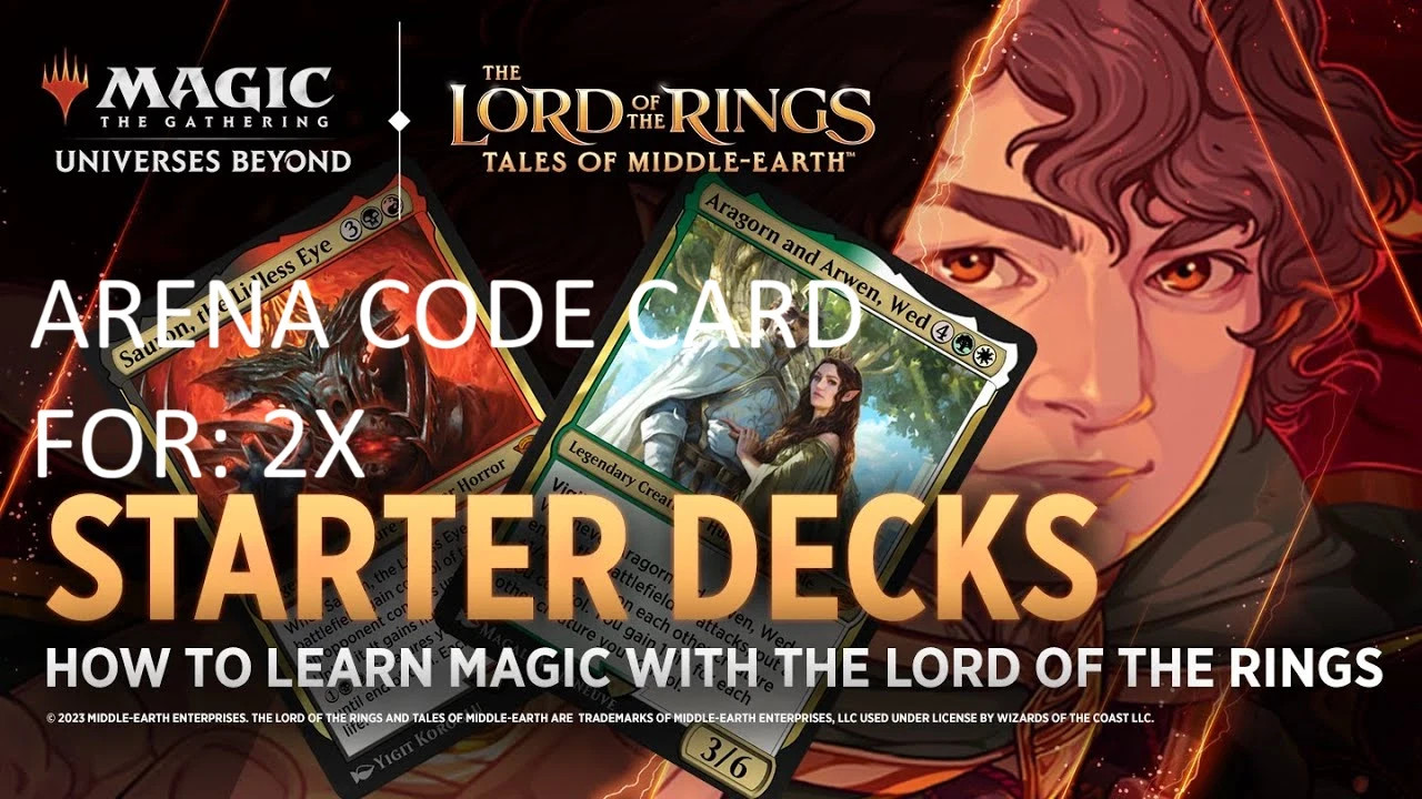 MTG ARENA CODE - LORD OF THE RINGS STARTER KIT DOWNLOAD - 2 DECKS EMAIL DELIVERY