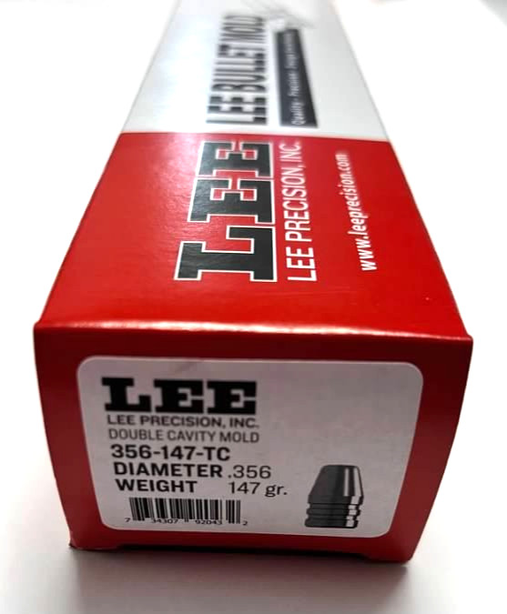 Lee 92043 2 Cavity Bullet Mold for 9mm Luger, 38 Super, 380 ACP 356-147-TC 147gr