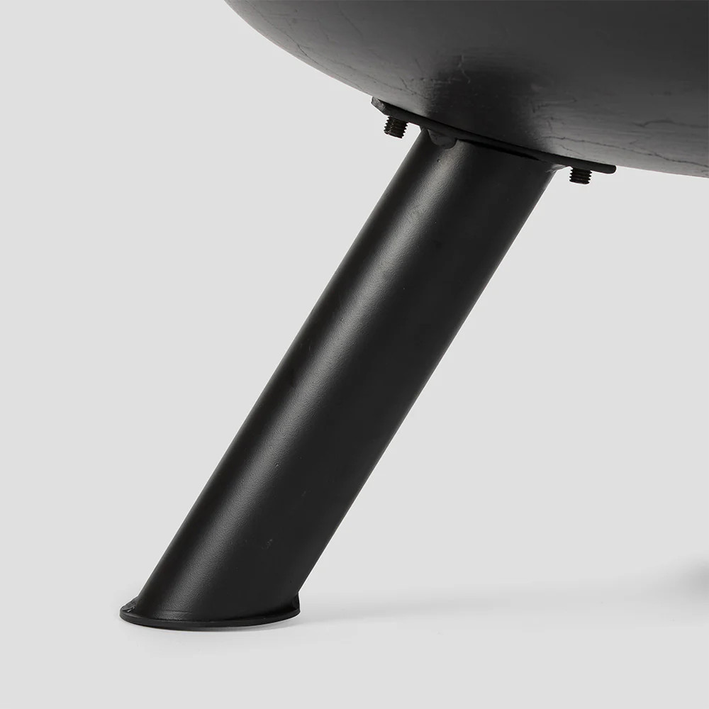 Ash & Ember 36" Ellipse Fire Pit, Heavy-Duty Cast Iron with High-Temp Paint