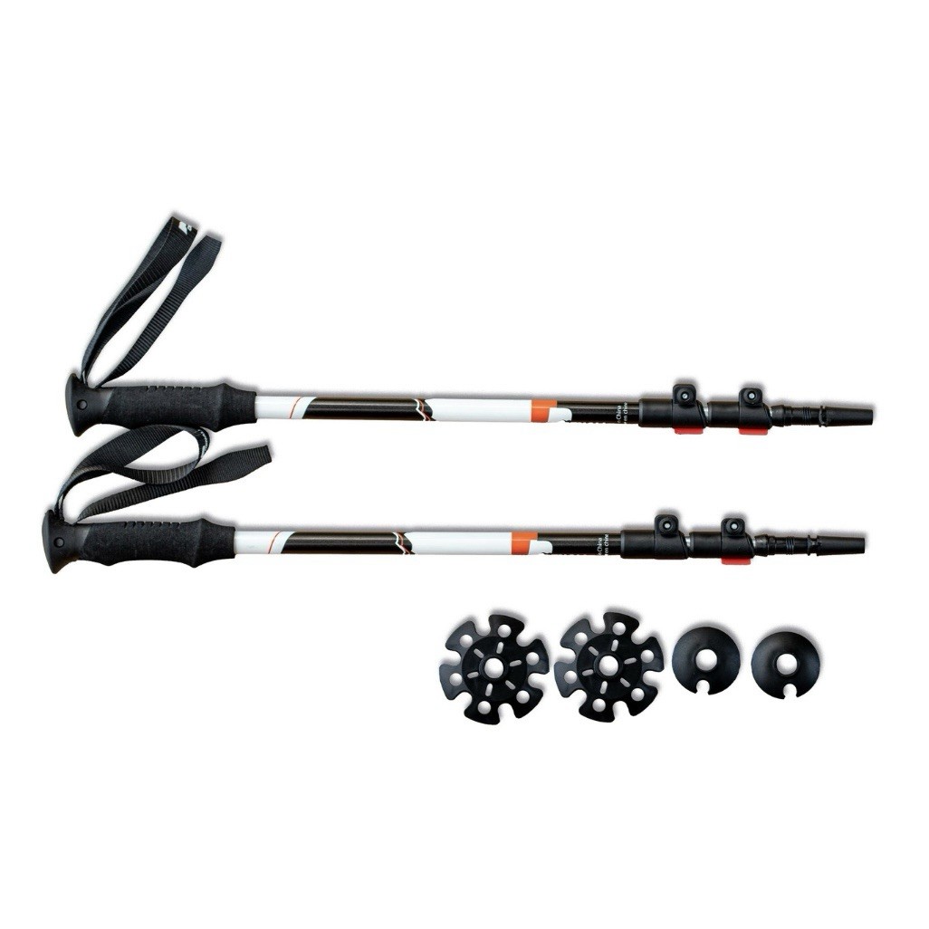 Denali Sawtooth Spin Snowshoes 9x30 Winter Hiking Kit w/ Poles & Bag – 250 lb