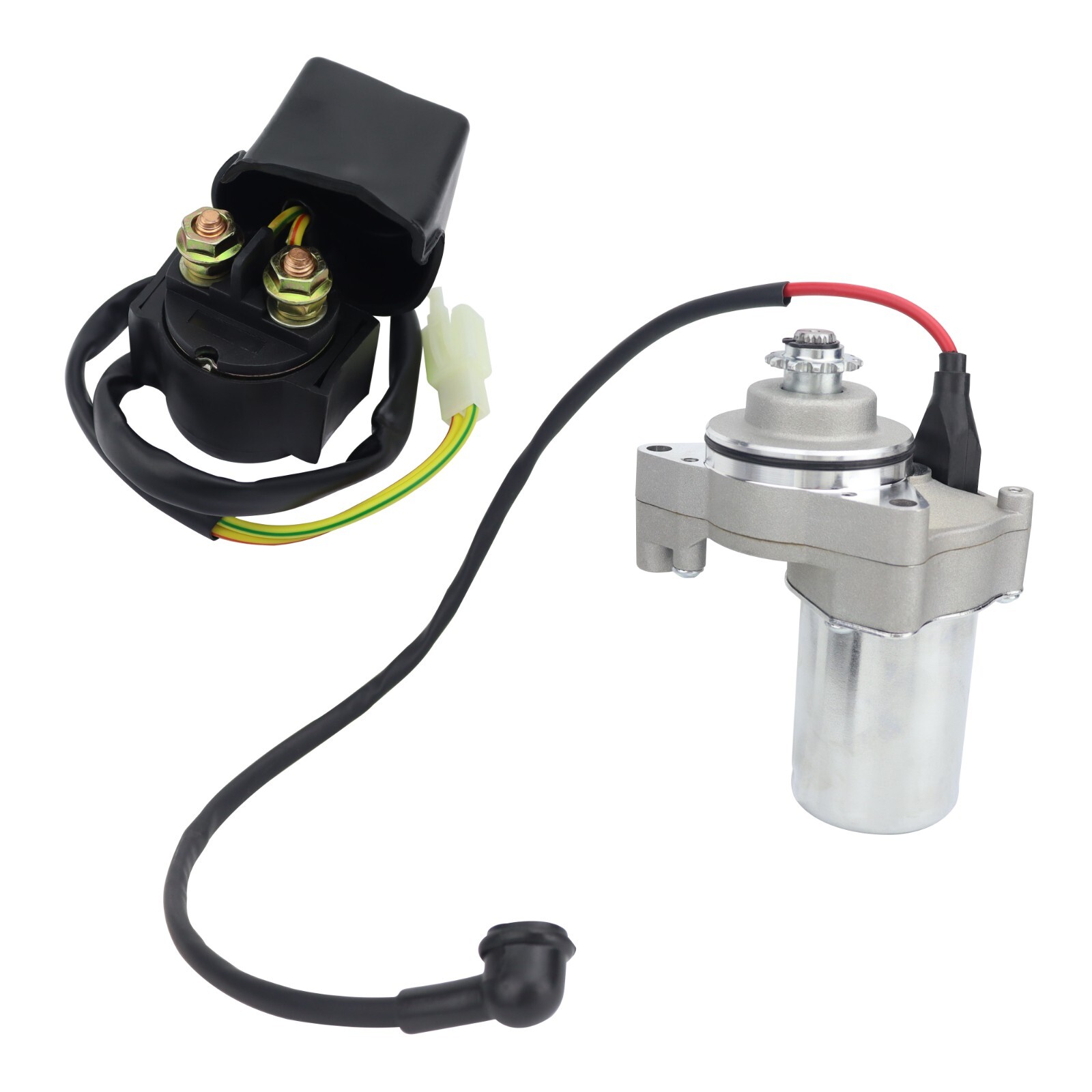 3 Bolt Starter for 125cc Dirt Bikes Go Karts ATVs Taotao Coolster with Relay