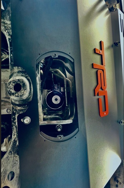 APC21 - Custom Skid Plate - Fits 05-23 Toyota Tacoma - Black with Red