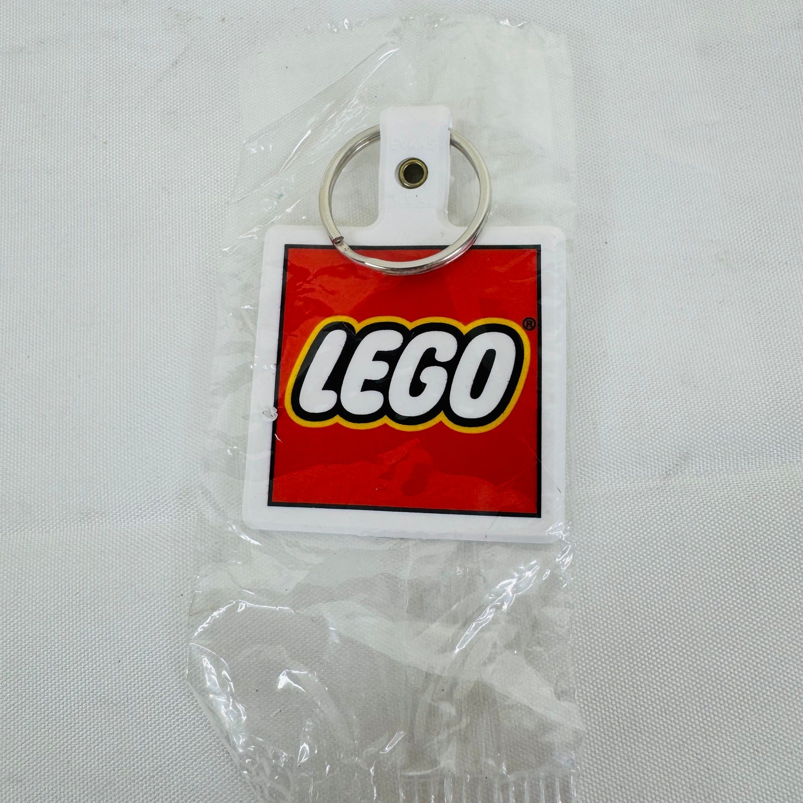 LEGO VIP 1964 Retro Logo Rubber Keychain Keyring New