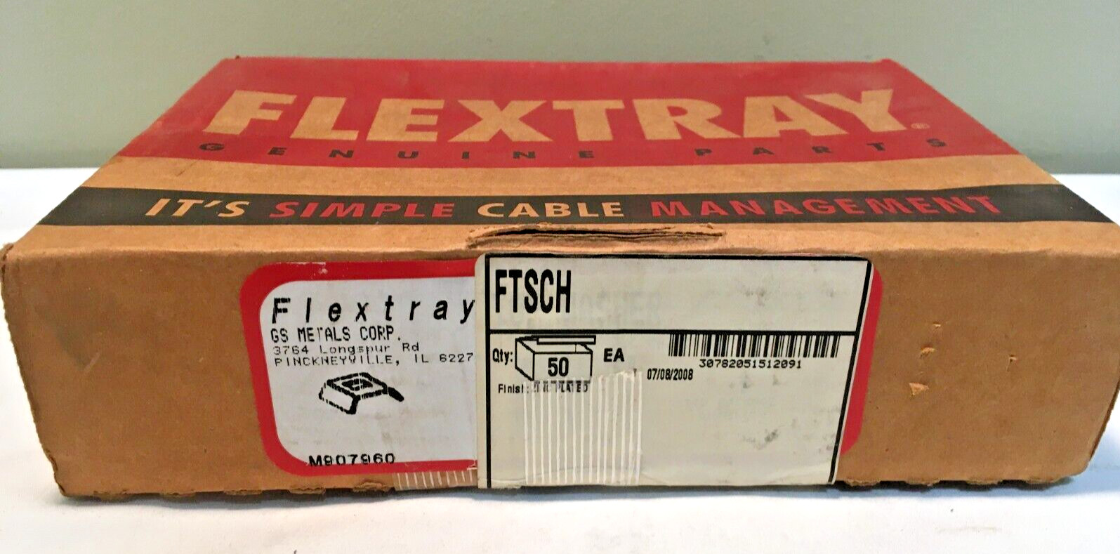Box of (50) Cooper B-Line Flextray FTSCH Connecting Hardware