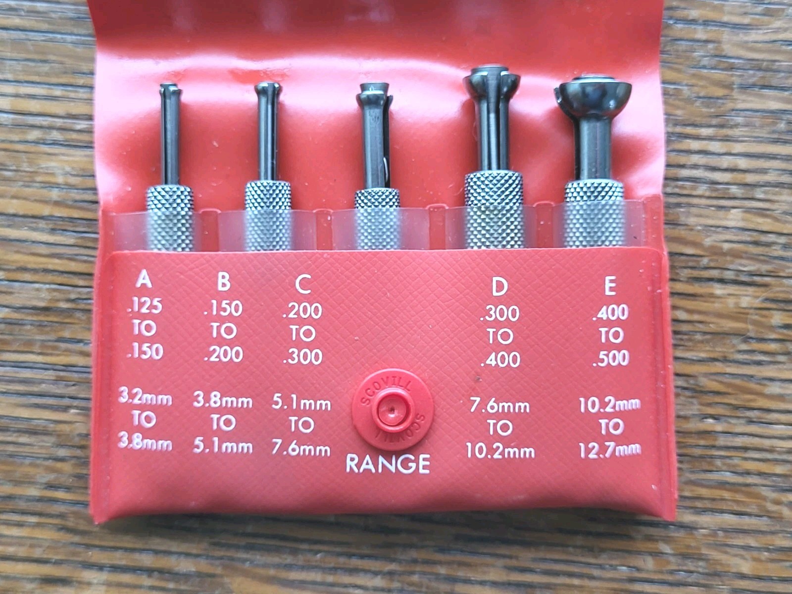 Starrett No. S 830 F Small Hole Gages w/Pouch Machinist Tools USA