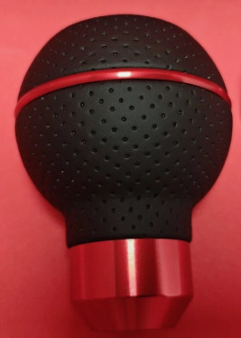 RED LEATHER 6SP SHIFT GEAR KNOB for FOCUS MK3 MK4 RS ST FIESTA MK7 MK8 ECOBOOST