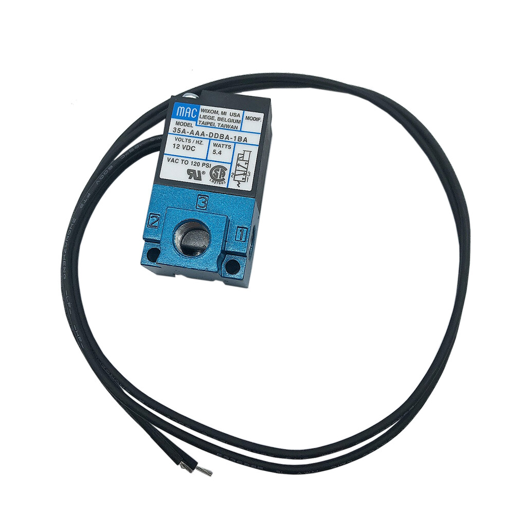 3 Port 12V MAC Electronic Boost Control Solenoid Valve W/ Brass Fittings PWM