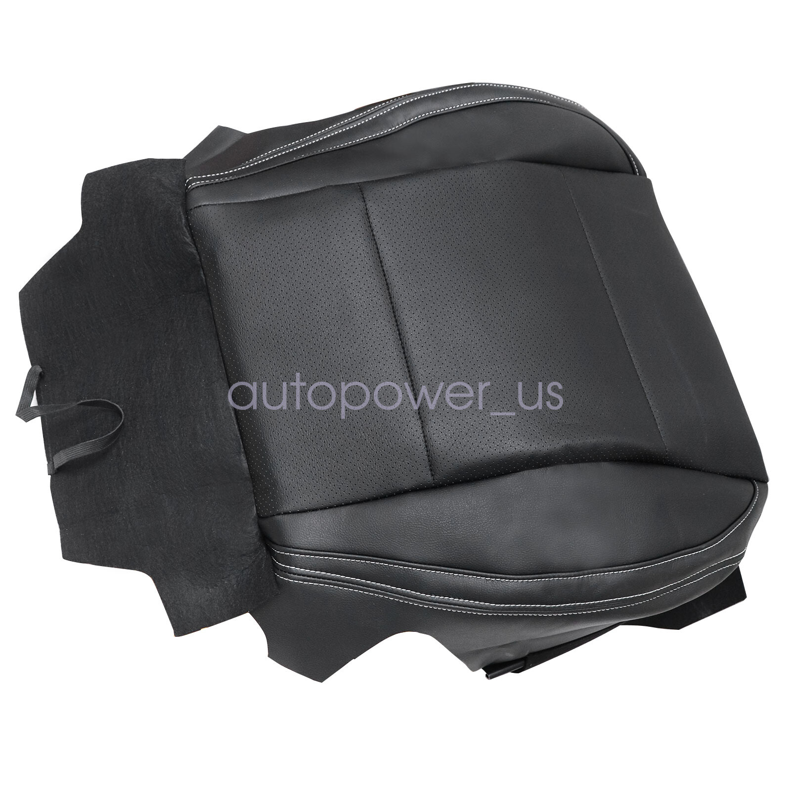 Perforated For 2015-2017 Subaru Outback Driver Leather Bottom Seat Cover Black