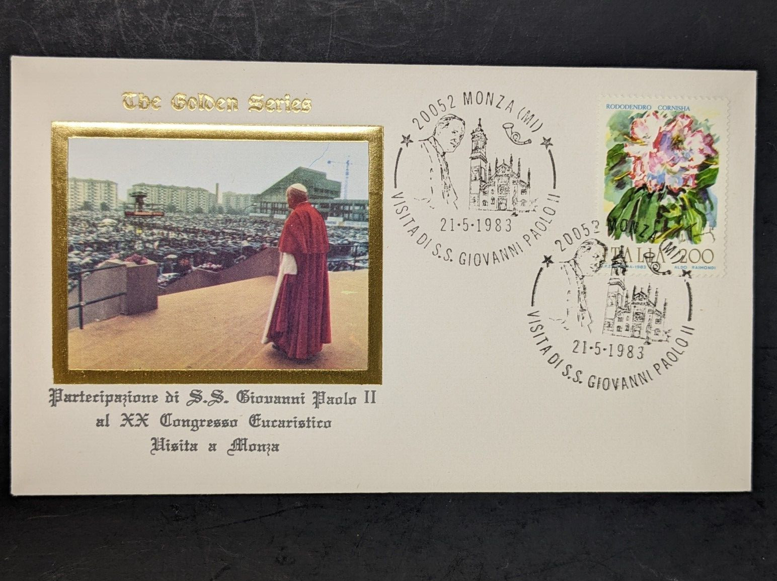 Pope John Paul II, Presides Over 20th Eucharistic Congress, 12 Covers Plus