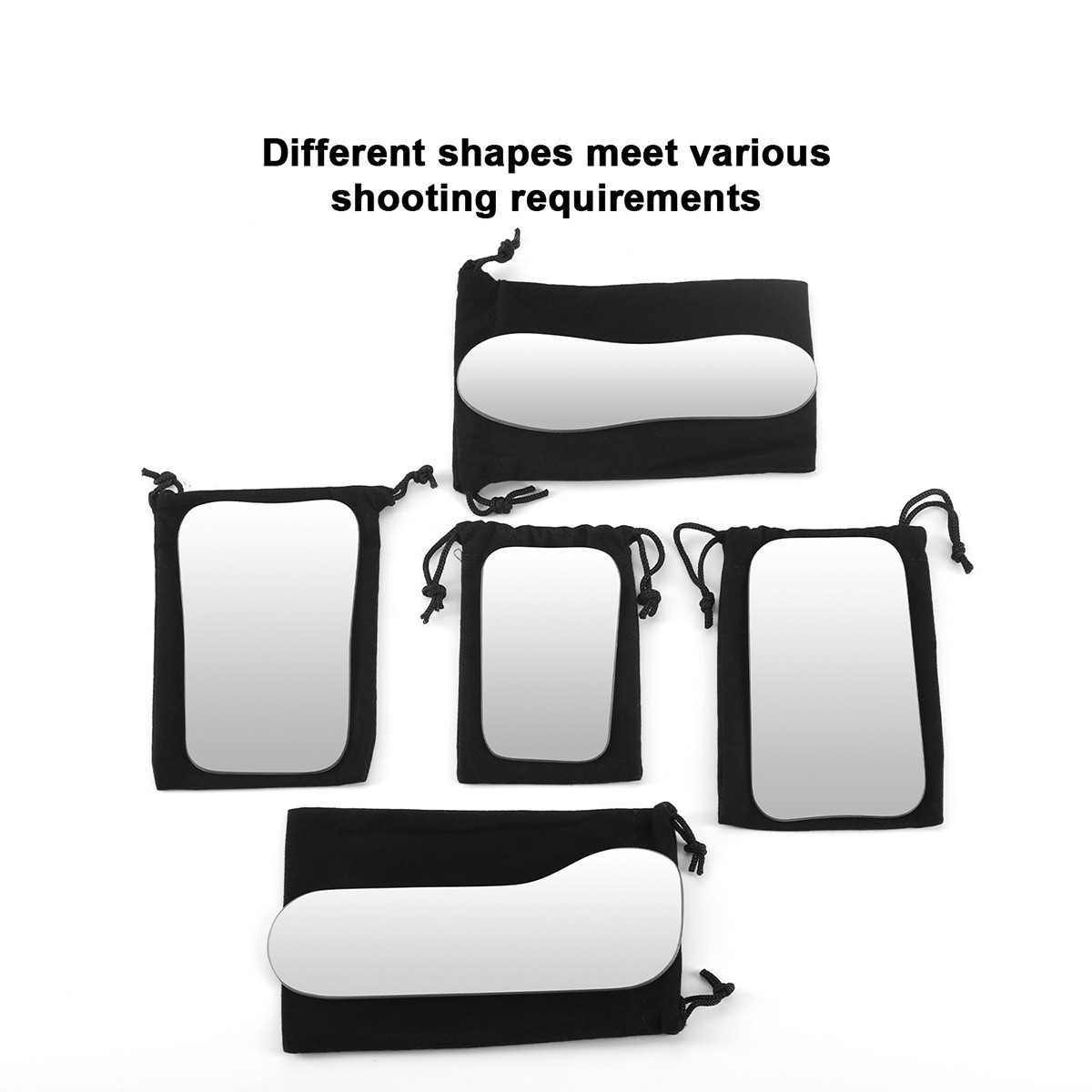 USA Dental Orthodontic Mirror Photography Double-Sided Mirrors Glass 5Pcs/kit