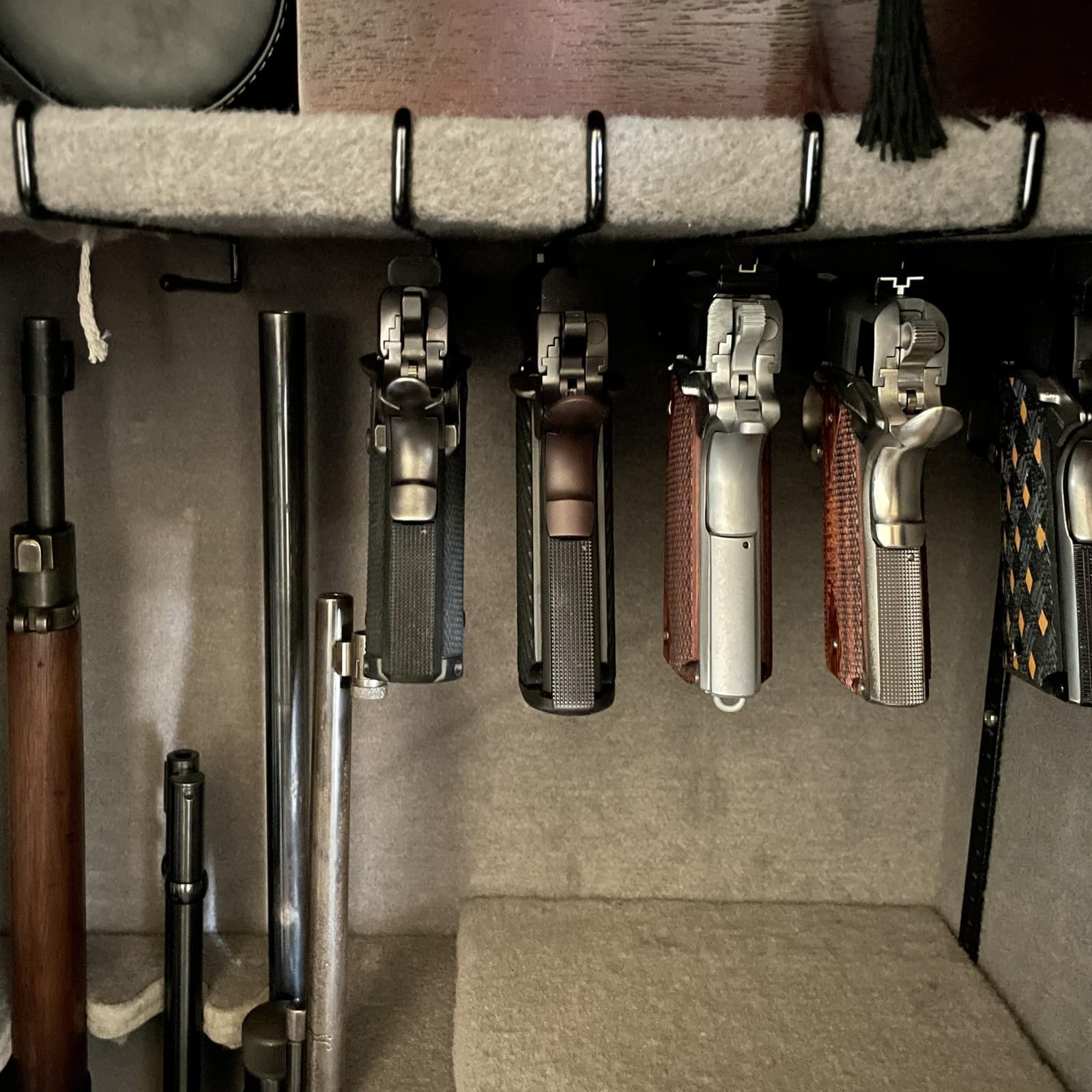 Pistol Rack for Gun Safe 10 PCS Handgun Rack Safe Accessories