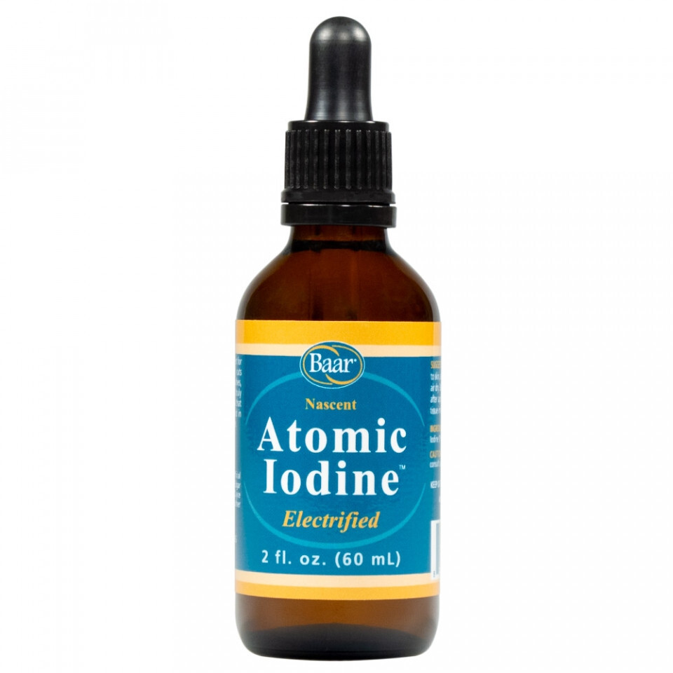 Atomic Iodine, 2 oz. Dropper Bottle