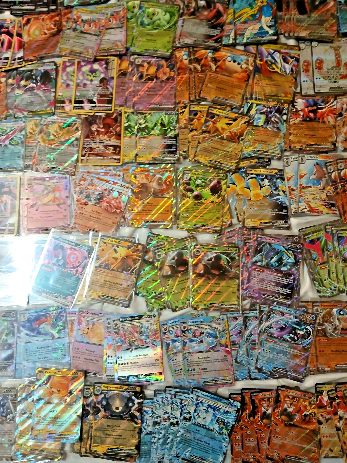 Official Pokémon Card Lot of 358 Includes Rares, Holos, Reverse, EX, V, VSTAR...