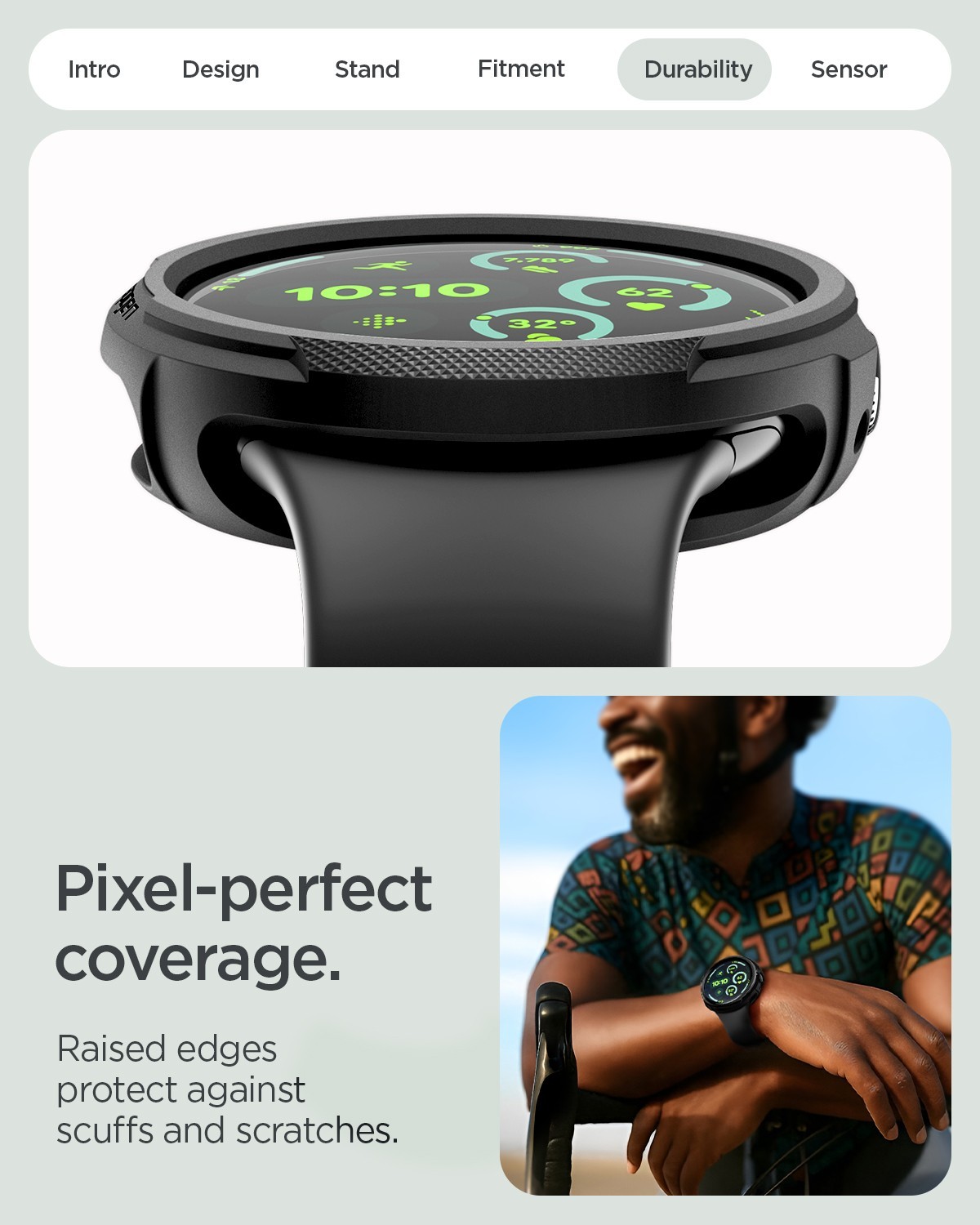 For Pixel Watch 4 (45mm) | Spigen Liquid Air