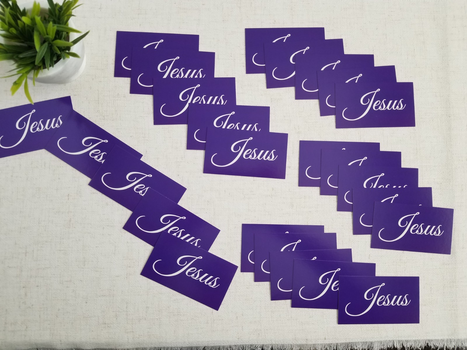 Jesus Gospel Tracts – 50 Salvation Cards (Acts 4:12, 2-Pack) – Evangelism – Free