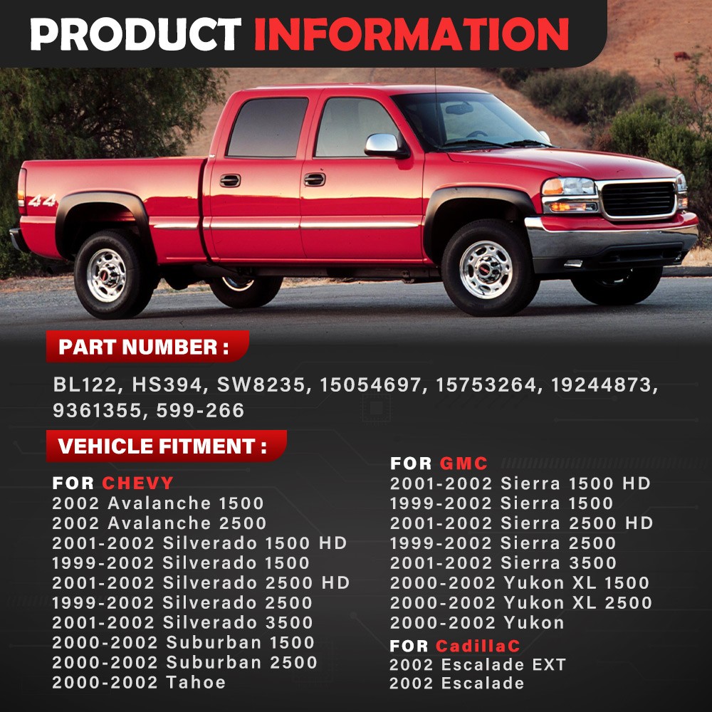 A/C Heater Climate Control Switch For 1999-2002 Chevy Silverado GMC Sierra 1500