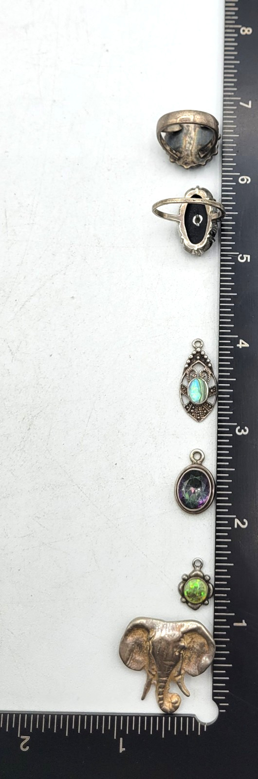 Sterling Silver 6 Piece Jewelry Lot