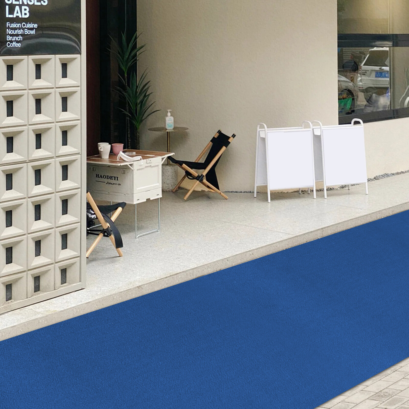 360GSM Blue Carpet Runner Wedding Award Party Event Aisle Rug DIY Cutting 3*33ft