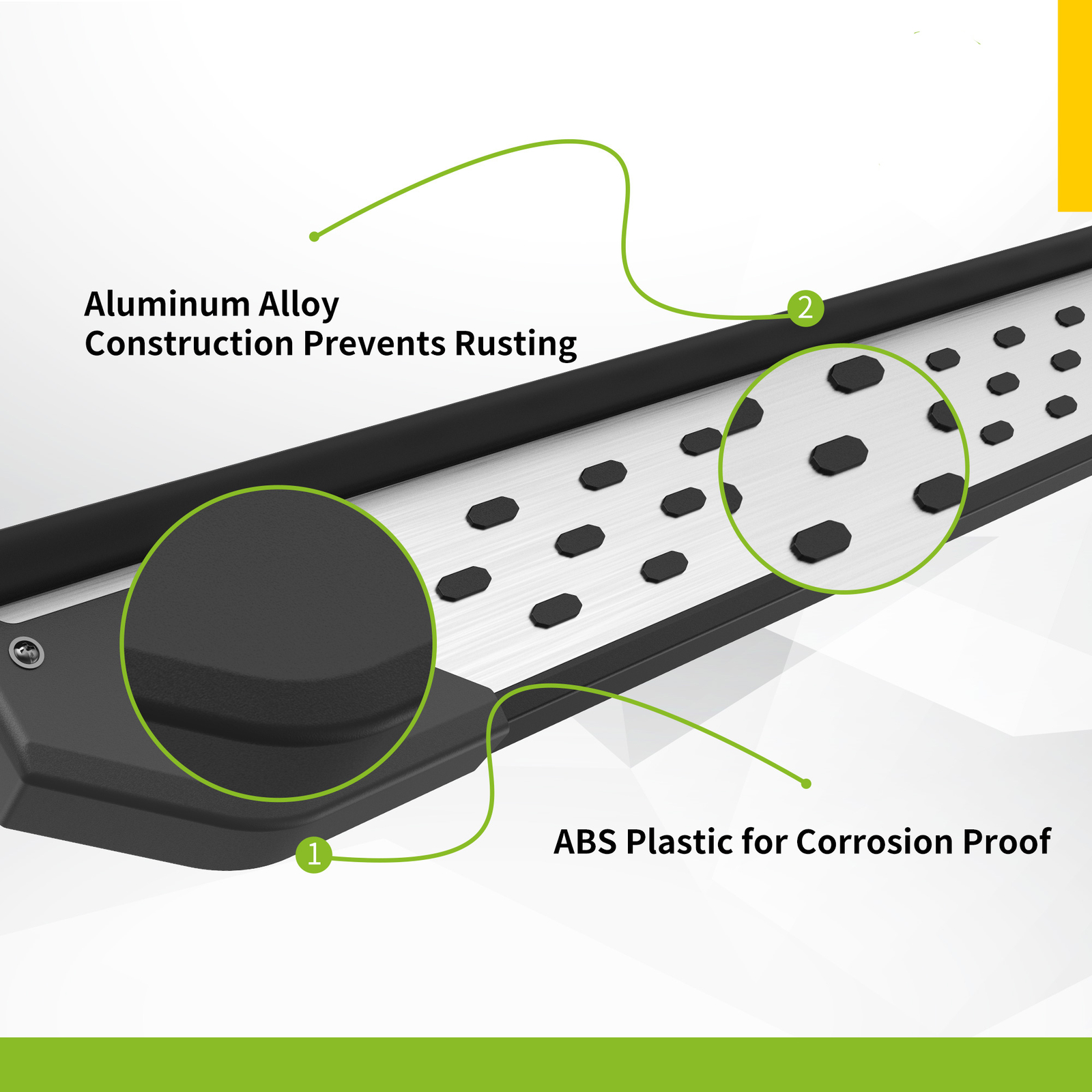 For 2016-2022 Honda Pilot 4" Running Boards Nerf Bar Side Steps Aluminum Alloy