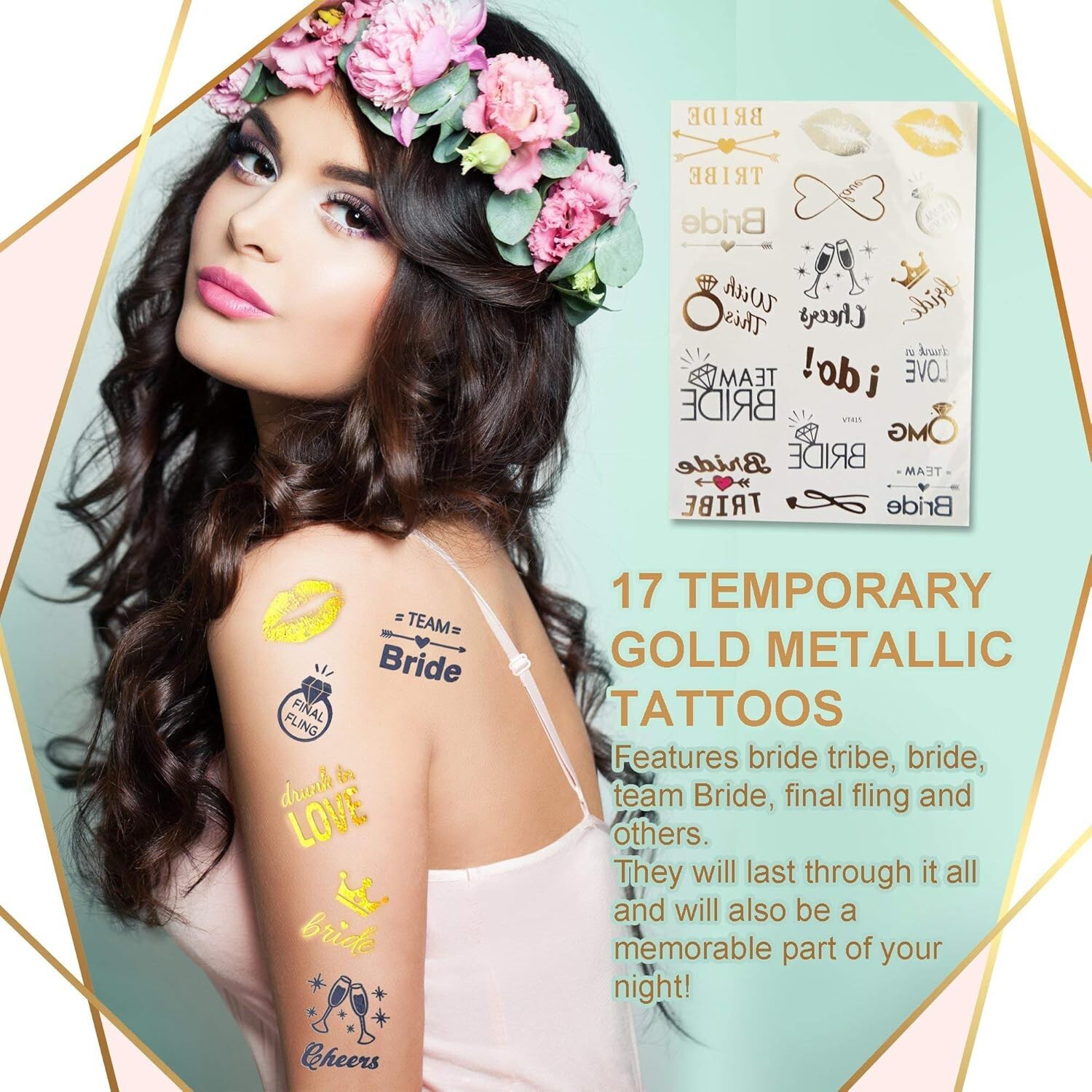 Bachelorette Party Kit Bridal Shower Decorations | Bride to be Sash |Photo Props