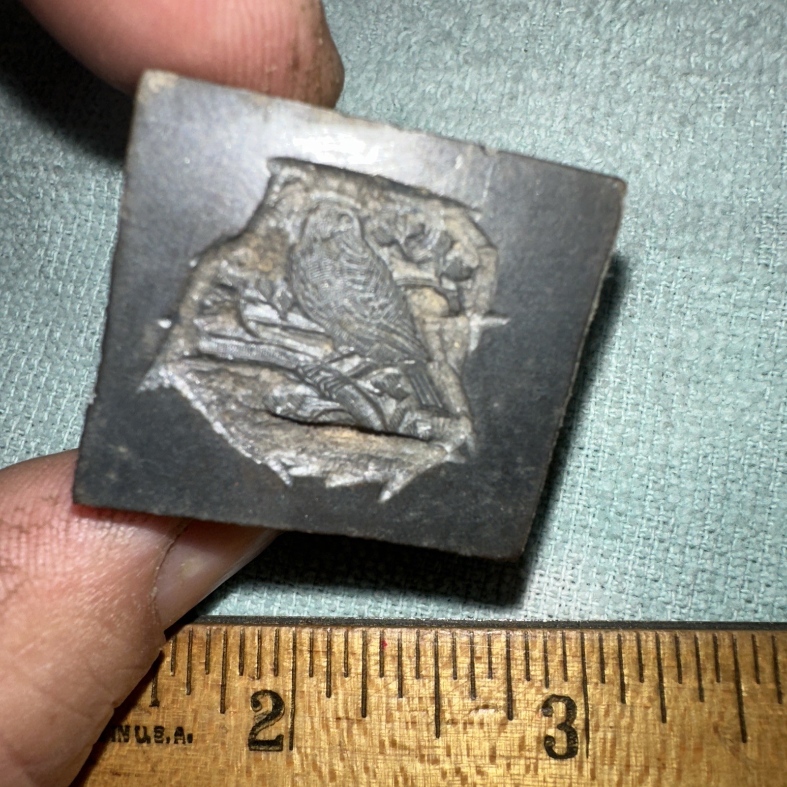 Printing Block “ Bird on a Branch “ Nice Details!!