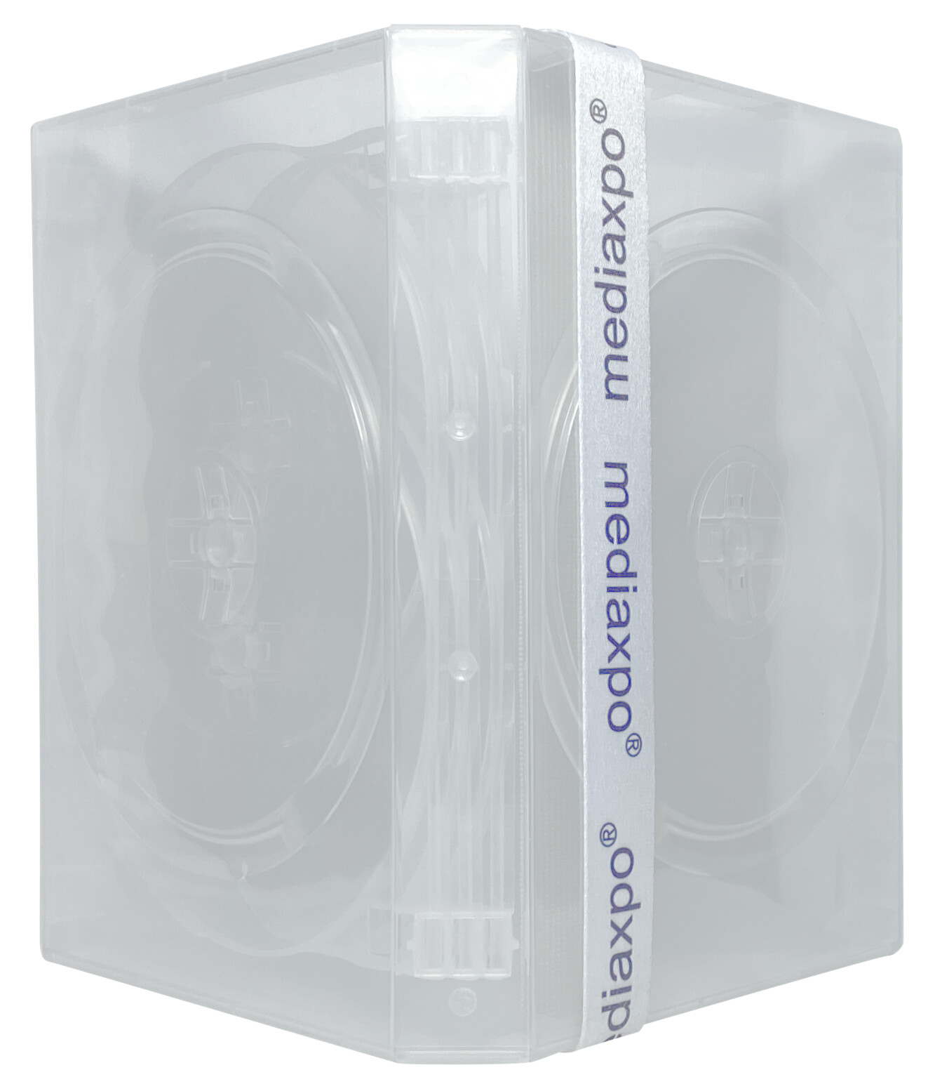 Clear 8 Disc DVD Cases Lot